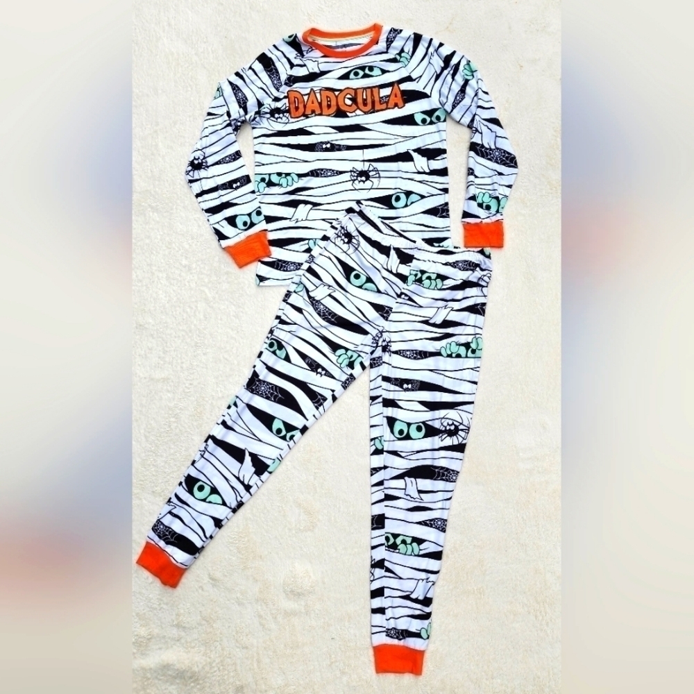 New Halloween Men’s Pajama Set 2-Piece glow in dark DADCULA / S M L XL XXL XXXL